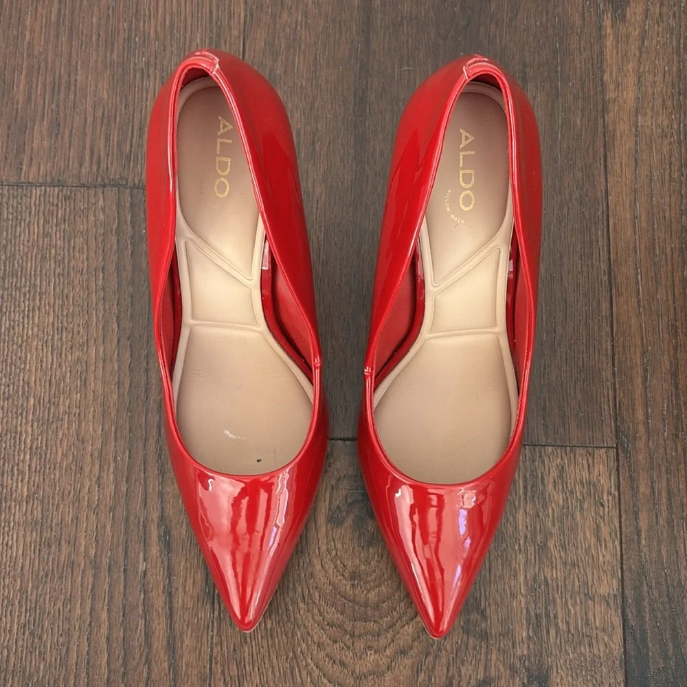 Aldo Stessy Pumps red 8.5 - Picture 3 of 6